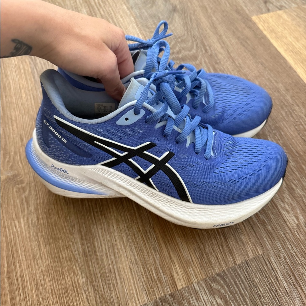 Asics Blue Running Shoes